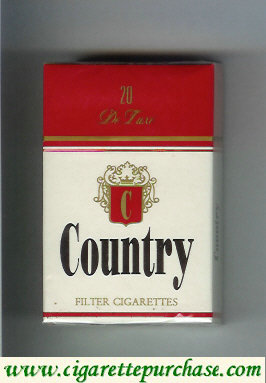 Country De Luxe filter cigarettes